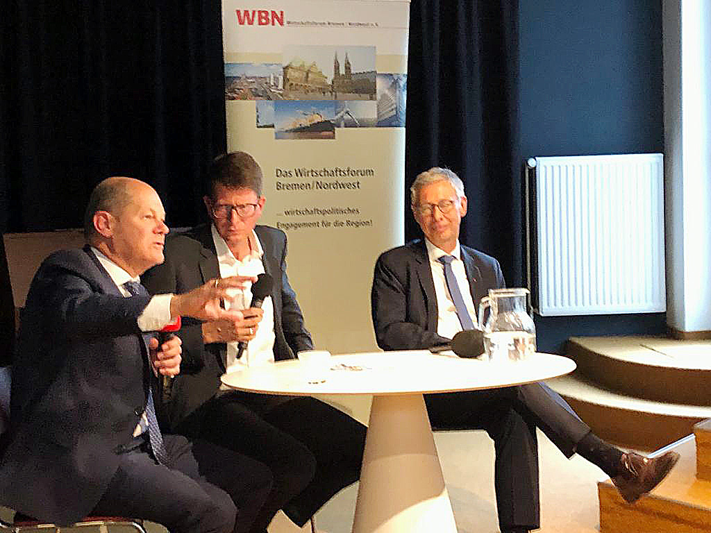 wbn-veranstaltung mit Olaf Scholz und Carsten Sieling